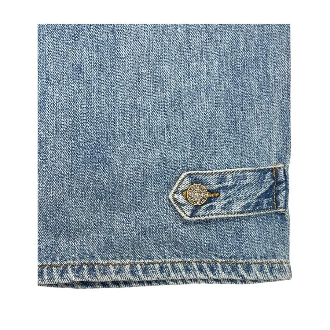 Free People x Sandrine Rose High Waisted Buckle Distressed Jeans Denim Women’s 27 New