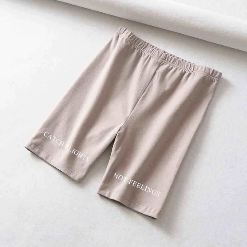 High Waist 2019  Fashionshorts women sexy biker shorts fitness korean casual sexy short cotton black Athleisure Cycling Shorts