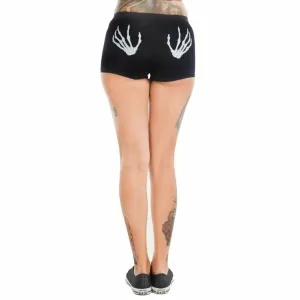 Skeleton Hands Hades Womens Hot Shorts