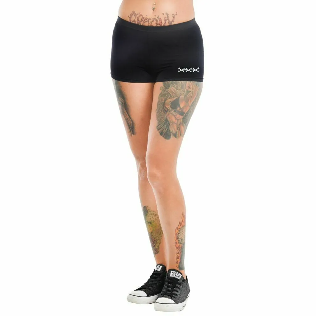 Skeleton Hands Hades Womens Hot Shorts