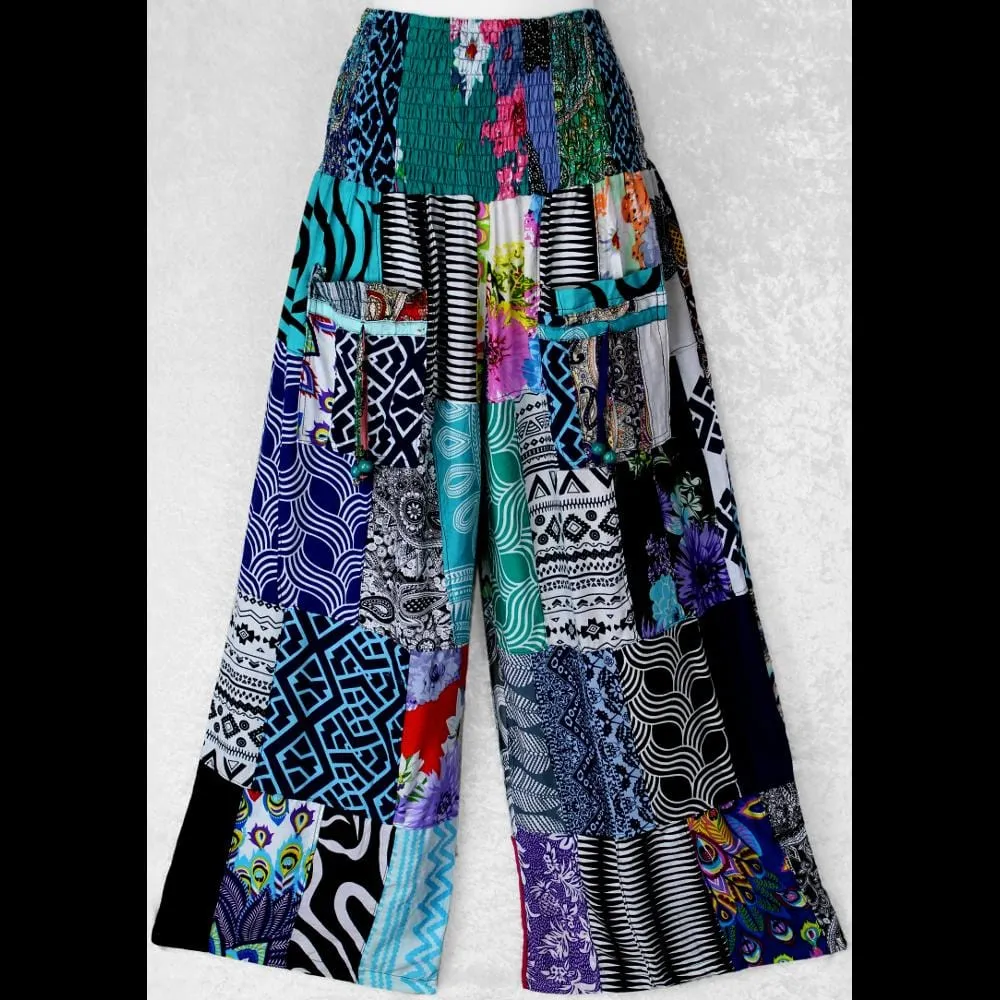 Travelers Patchwork Long Pants