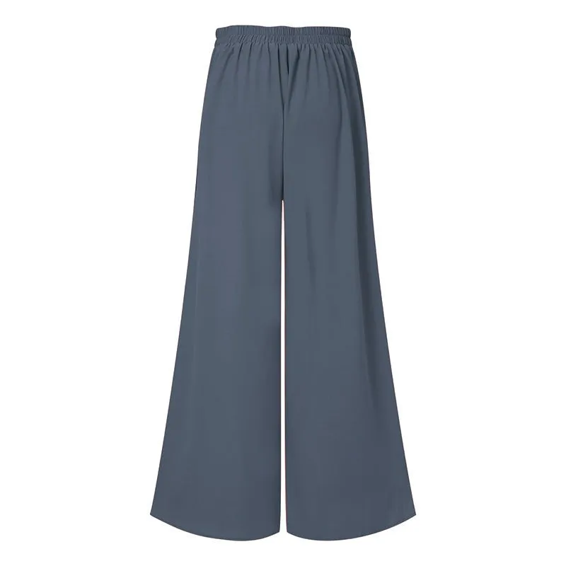 Wide Leg High Waist Pantaloon For Women