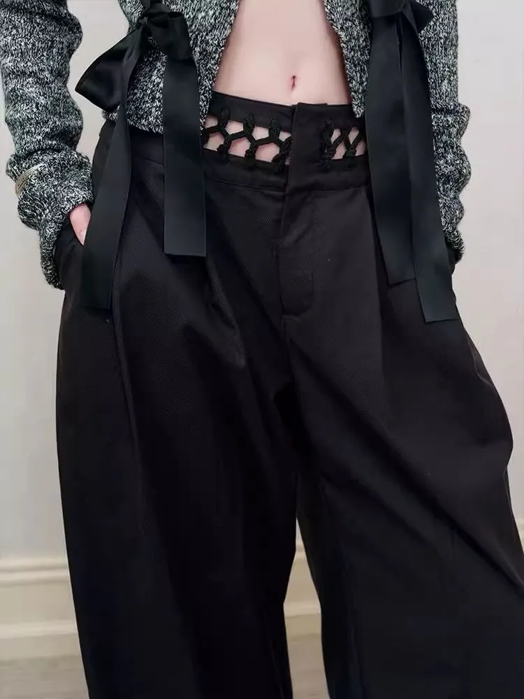 Wide Leg Western Pants【s0000008181】