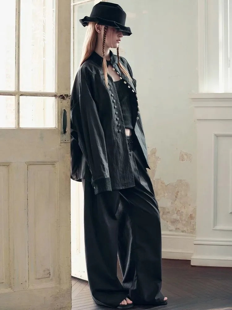 Wide Leg Western Pants【s0000008181】