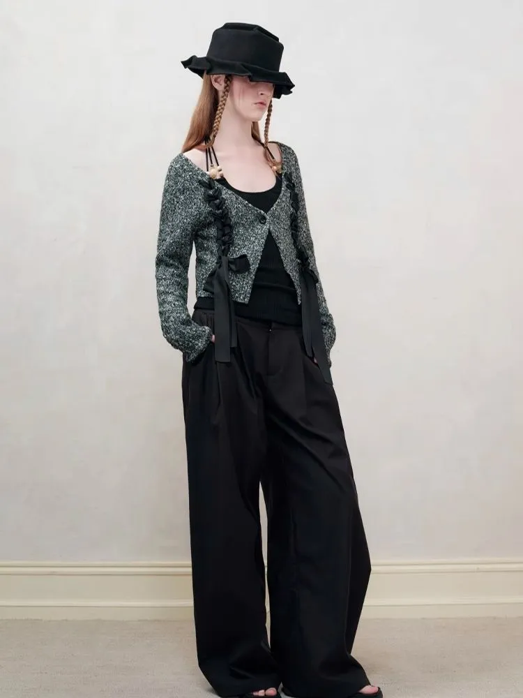 Wide Leg Western Pants【s0000008181】