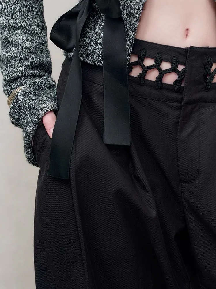 Wide Leg Western Pants【s0000008181】