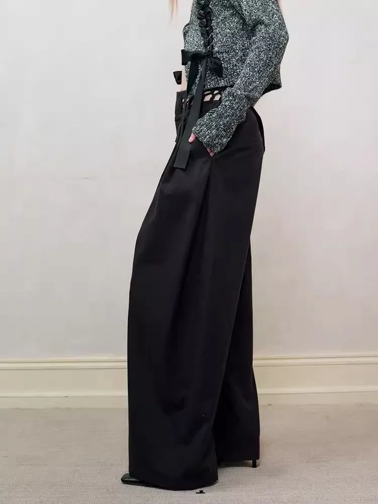 Wide Leg Western Pants【s0000008181】