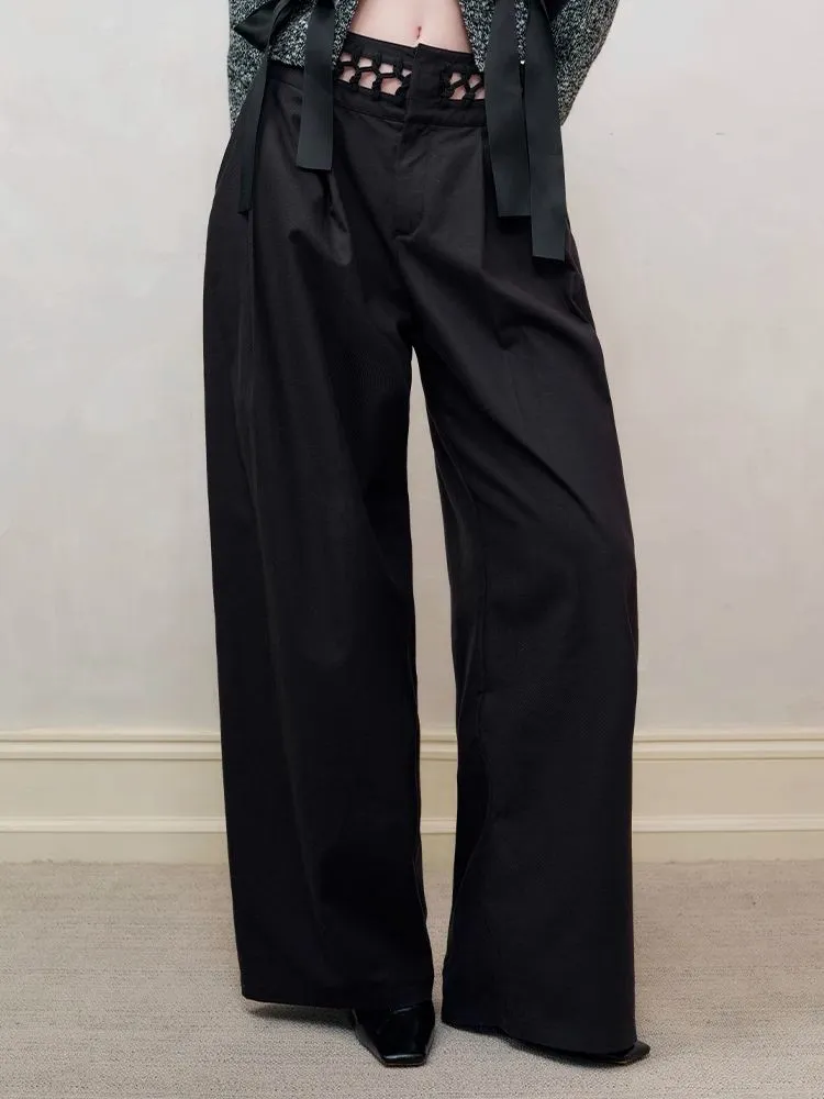 Wide Leg Western Pants【s0000008181】