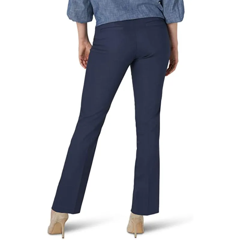 Women Straight Regular Fit Secretly Shapes Leg Pants