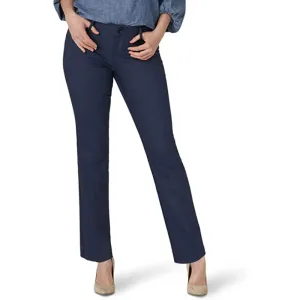 Women Straight Regular Fit Secretly Shapes Leg Pants